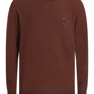 Pullover Cotton Nylon Mouline da Uomo - Marrone