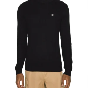 Pullover Ck Embro Badge Sweat Uomo Mod. J30J324598 BEH Ck Black