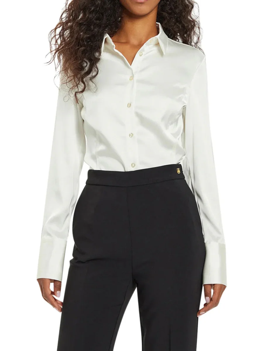Camicia Classica Fernanda Corset da Donna - Bianco