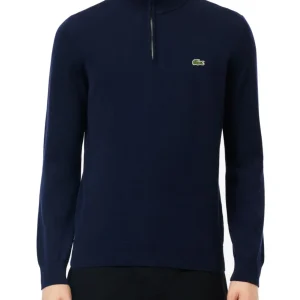 Pullover Mezza Zip da Uomo - Blu
