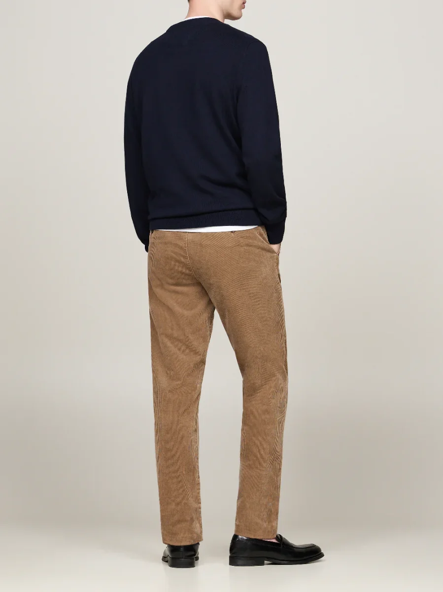 Pullover Pima Org Ctn Cashmer Uomo Mod. MW0MW28046 DW5 Desert Sky - immagine 3