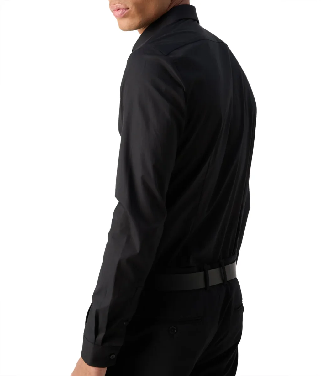 Camicia Maniche Lunghe Uomo Mod. K10K109891 BEH Black - immagine 5
