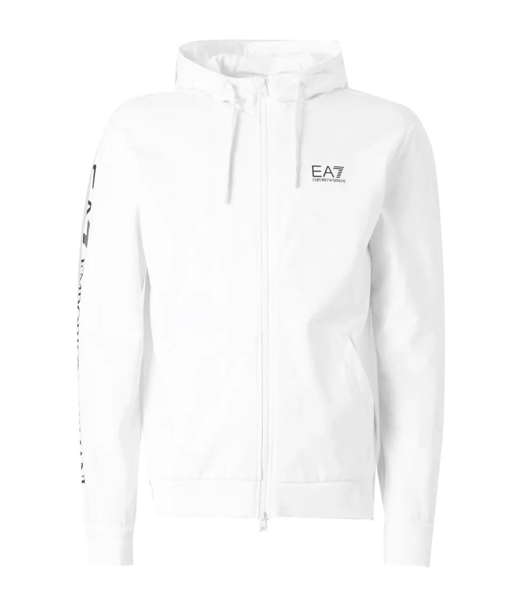 Emporio Armani Felpa Zip Uomo Mod. 7M000568 AF13512 M0003 Bianco - immagine 3