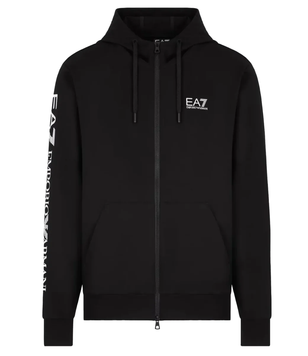 Emporio Armani Felpa Zip Uomo Mod. 7M000568 AF13512 MC001 BLACK - immagine 7