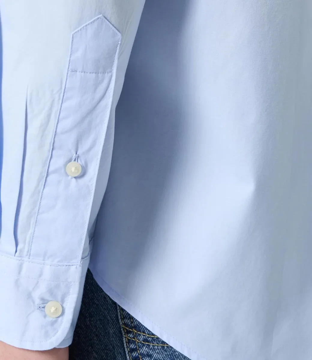 Camicia Maniche Lunghe Uomo Mod. MW0MW39988 C3Q Celeste - immagine 5