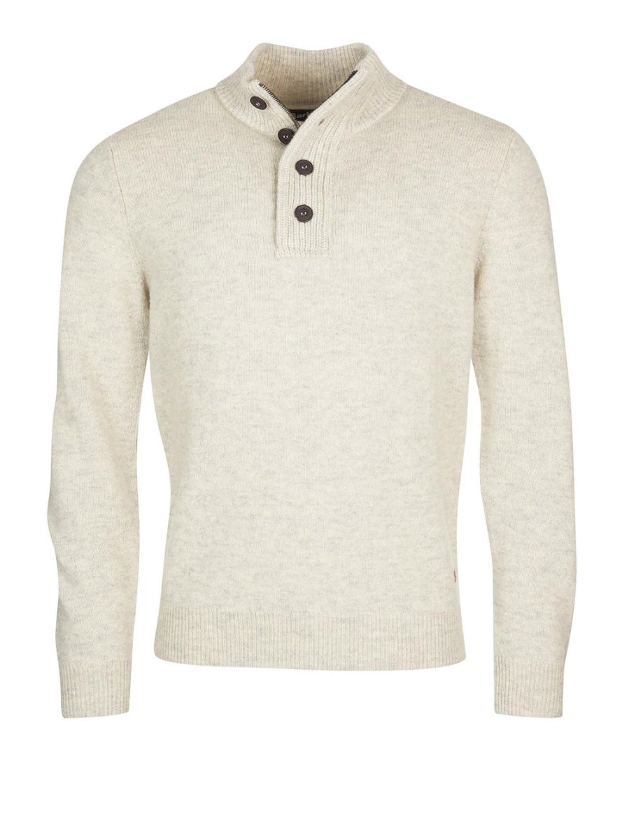 Pullover Essential Patch da Uomo - Bianco