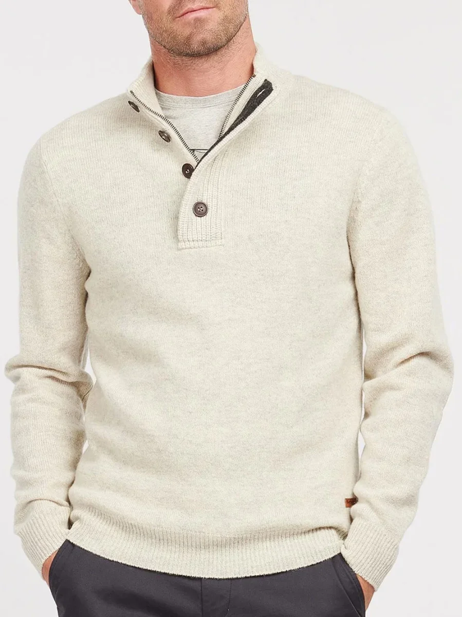 Pullover Essential Patch da Uomo - Bianco - immagine 3