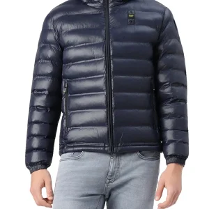 Giubbotto corto Mod. BLUC02132 007284 888 Blu