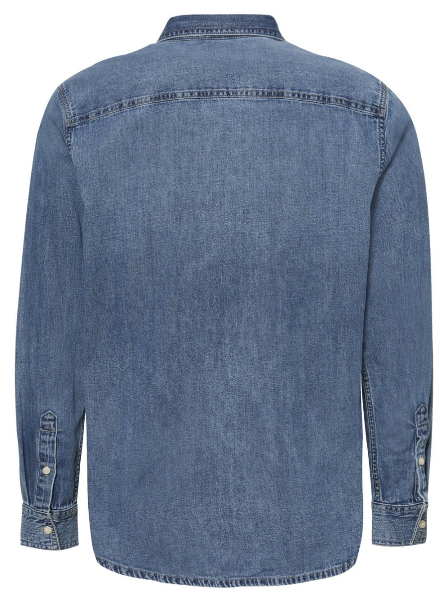 Camicia m/l Uomo Mod. LV040EM774 WHZ DENIM - immagine 7