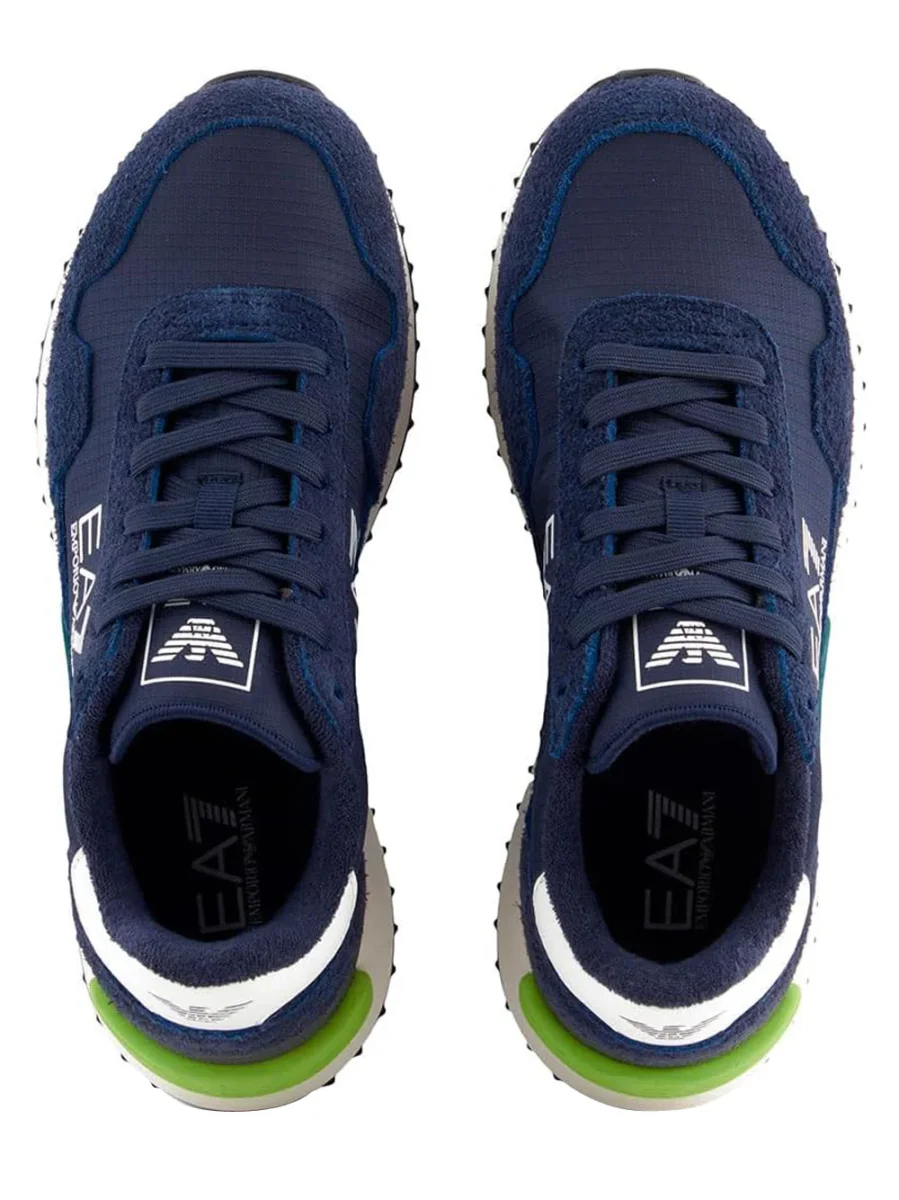 Emporio Armani Sneakers UNISEX Mod. 7X000380 AF19175 MZ230 Blu - immagine 8
