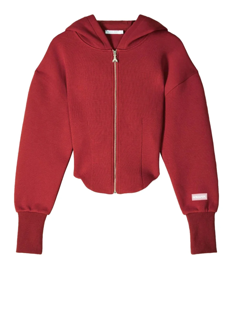 Felpa Zip da Donna - Rosso - immagine 2
