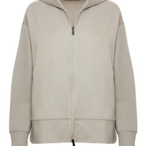 Felpa Zip Dile da Donna - Avorio