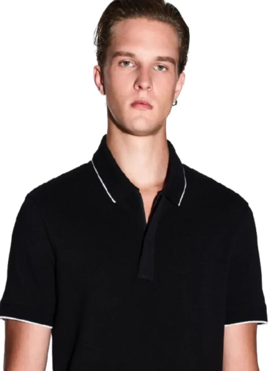 A|X Polo M/C Uomo Mod. XM001285 AF10366 UC001 Nero - immagine 5