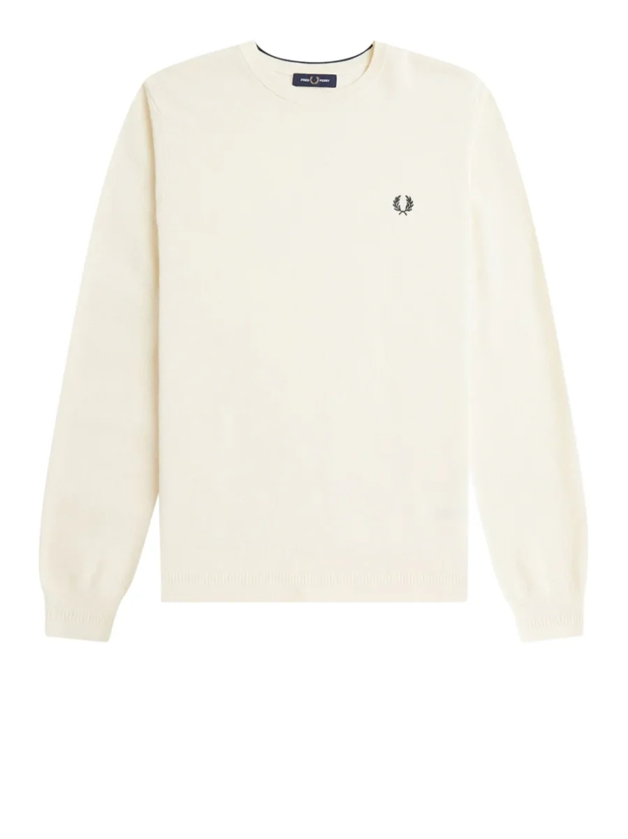 Pullover Pique Stitch da Uomo - Avorio - immagine 2