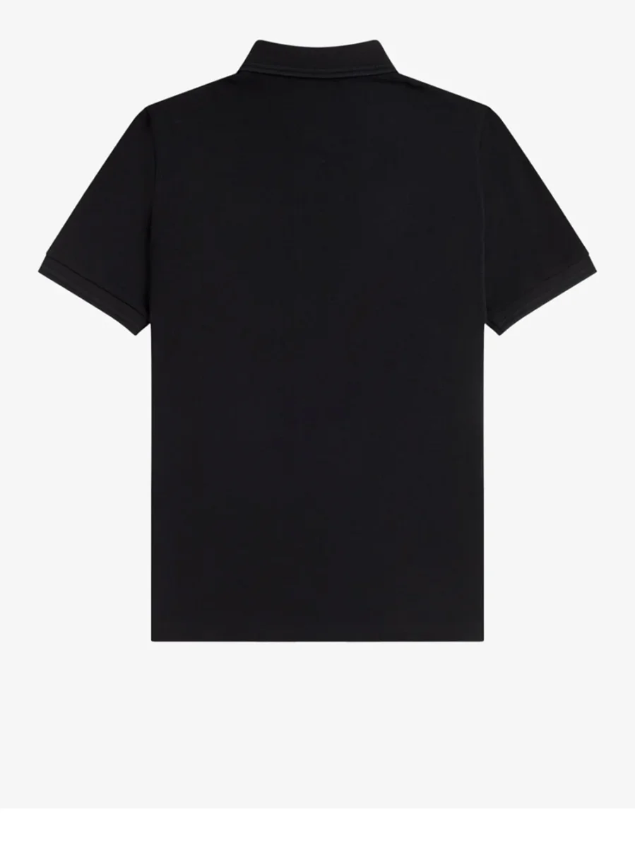 Polo Twin Tipped da Uomo - Nero - immagine 3