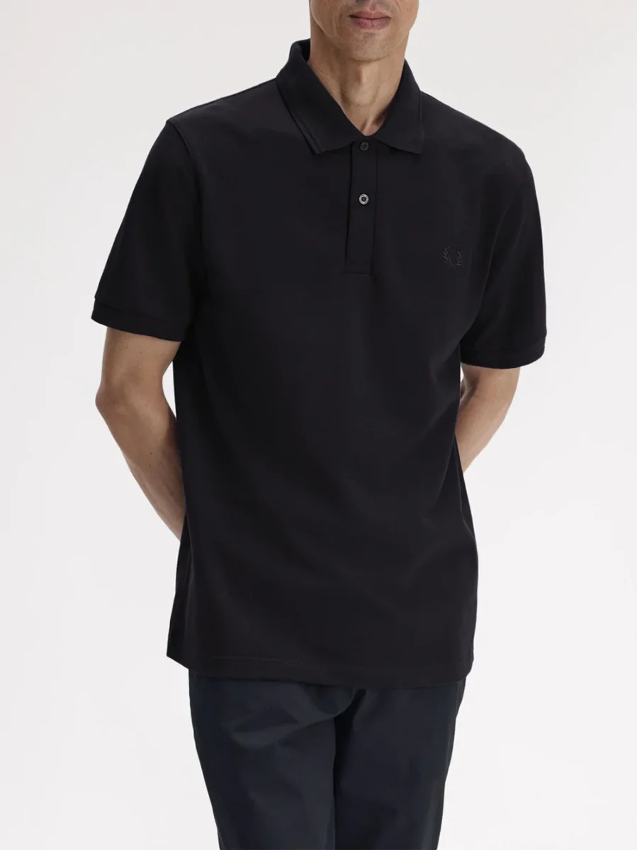 Polo Twin Tipped da Uomo - Nero - immagine 4