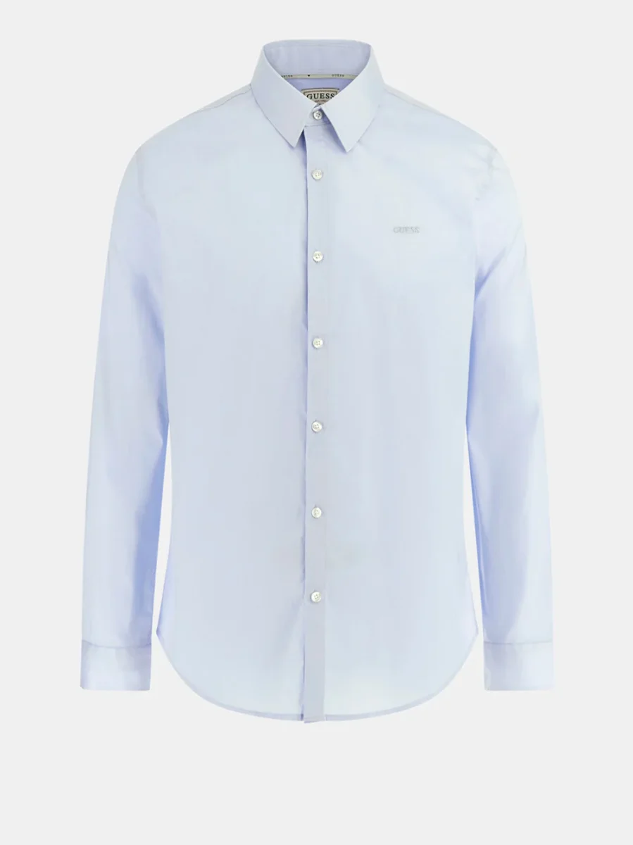 Camicia Classica da Uomo - Celeste - immagine 3