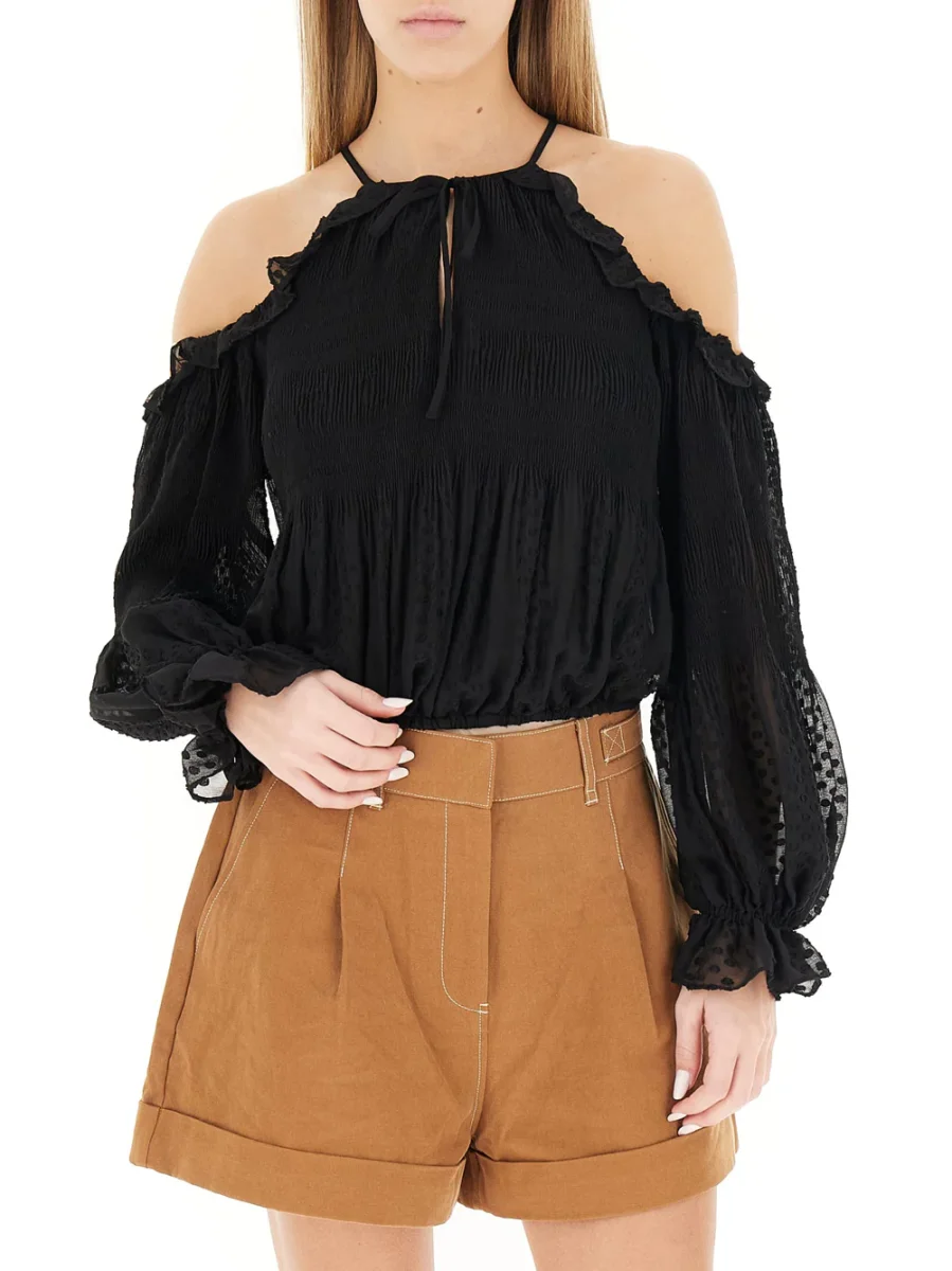 Top Emilia da Donna - Nero - immagine 2