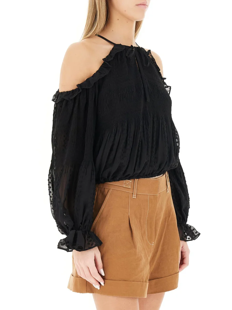 Top Emilia da Donna - Nero - immagine 4