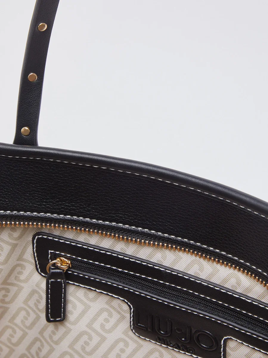 Borsa Shopper da Donna - Nero - immagine 4