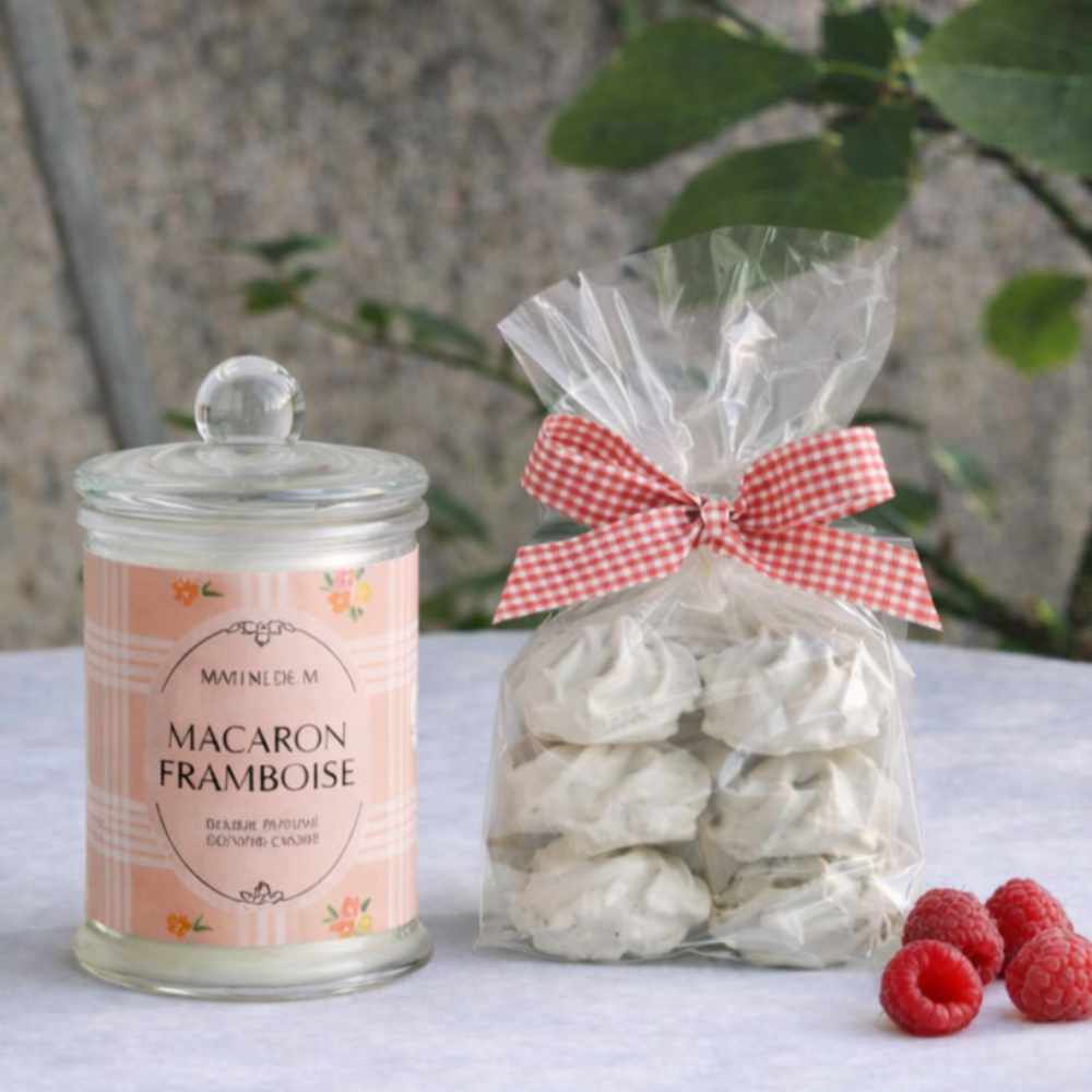 Mathilde M Set Candela Macaron Framboise 100g