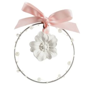 Mathilde M Corona con Gesso e Perle Thé de Fête