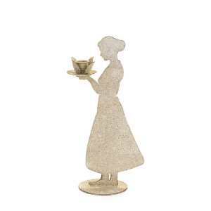 Nuvole di Stoffa Silhouette Porta Candela H 31 cm