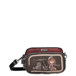 Borsa a Tracolla Donna - Marrone modello 41803-445
