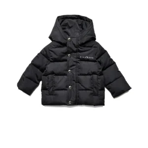 PIUMINO NEONATO MILLWALL CON CAPPUCCIO E LOGO NERO RICHMOND