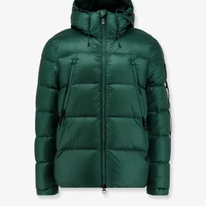 PIUMINO UOMO STRIFE IN PIUMA CON CAPPUCCIO EVERGREEN OUTHERE
