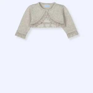 Cardigan bolero lavorato a maglia