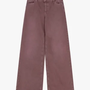 pantalone DONNA GAMBA LARGA VITA ALTA PURPLE PLEASE