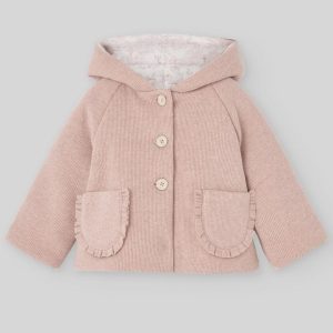 GIACCA IN MAGLIA CIRCOLARE CON CAPPUCCIO "FATE".