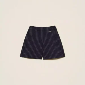 SHORTS BAMBINA GESSATO BLU TWINSET