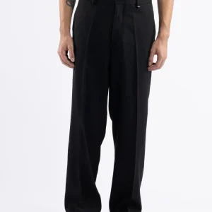 PANTALONE UOMO FONDO AMPIO IN MISTO LANA I'M BRIAN