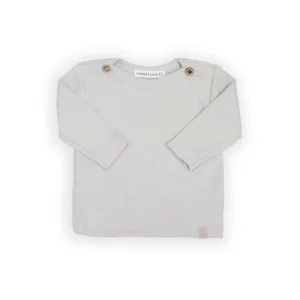t- SHIRT BAMBINO  CON APERTURA SPALLE grey bamboom