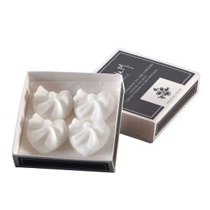 Confezione 4 decori in cera Mathilde M. – Fleur de Coton